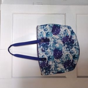 COACH Blue Floral Nylon weekend travel bag 💙